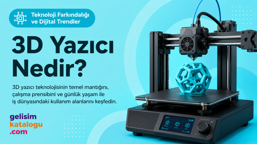 3D Yazıcı Nedir?