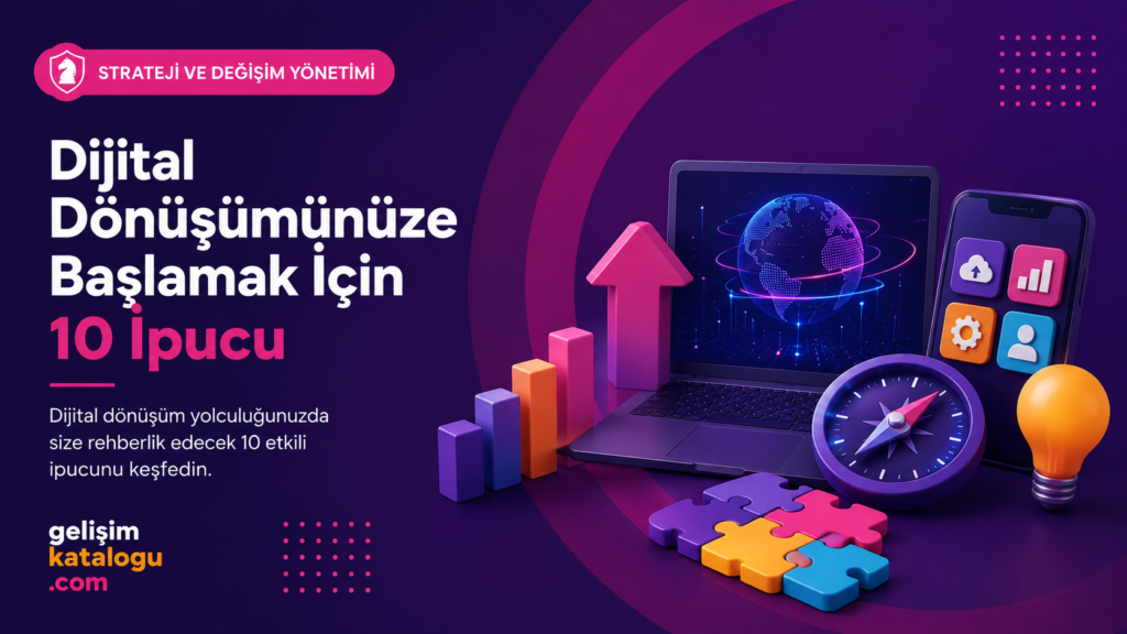 Dijital Dönüşümünüze Başlamak İçin 10 İpucu