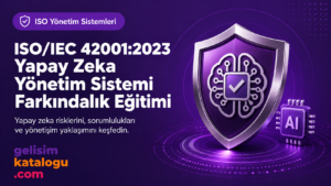 ISO/IEC 42001:2023 Yapay Zeka Yönetim Sistemi Farkındalık Eğitimi kapak görseli