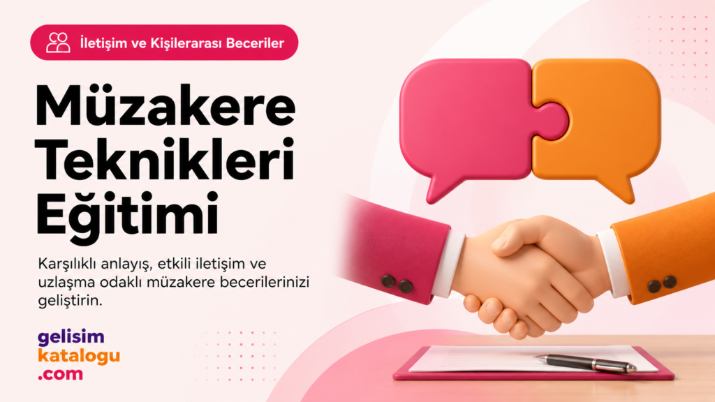 Müzakere Teknikleri Eğitimi