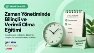 Zaman Yönetiminde Bilinçli ve Verimli Olma Eğitimi kapak görseli